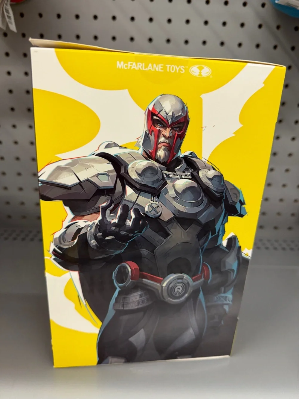 New Magneto Marvel Rivals McFarlane Toys Figure Collectible 1:10 Base Backdrop